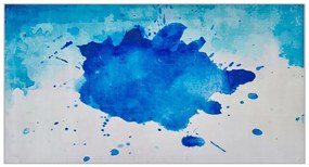 Tapete azul 80 x 150 cm ODALAR Beliani
