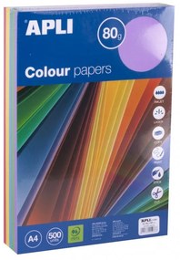Papel A4 Cores Sortidas Intensas 500 Folhas