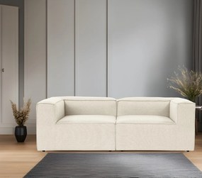 Sofá 2 Lugares Fora – Ecru – 214 cm x 66 cm x 105 cm