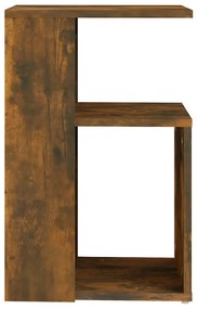 Mesa de apoio 36x30x56cm madeira processada cor carvalho fumado