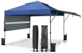 Tenda de dossel instantânea para áreas externas com toldos duplos - Branco