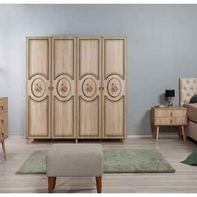 Guarda-roupa Imaj – Carvalho Sonoma – 180x192x52 cm