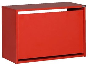 Sapateira "Harmony" - 60 x 42 x 30 cm - Vermelho - Design Moderno