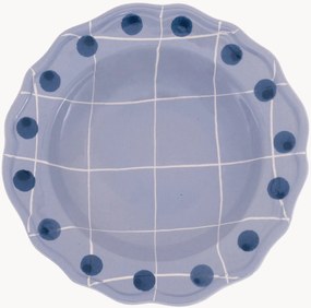 Prato de sopa pintado à mão Amalfi