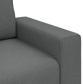 Poltrona vidaXL Cinza Escuro 59 cm em Tecido