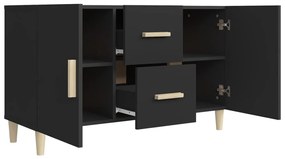 Aparador 100x36x60 cm derivados de madeira preto