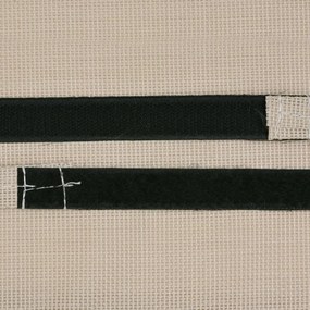 Encosto cabeça cadeira de pátio 40x7,5x15 cm textilene creme
