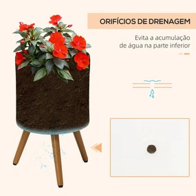 Conjunto de 2 Vasos com Pés Amovíveis
