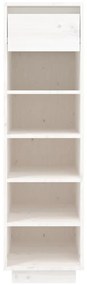Sapateira 30x34x105 cm pinho maciço branco