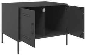 Mesa de centro 68x50x50,5 cm aço preto