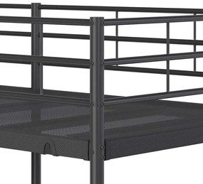 Beliche sem colchão 107x203 cm aço preto