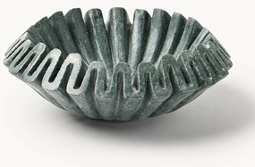 Taça decorativa artesanal em mármore Santorini, Ø 18 cm, verde