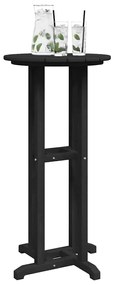 Mesa de Bar Preta 55x55x107 cm HDPE