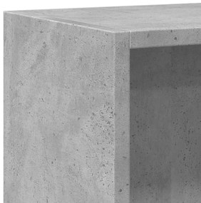 Estante 80x24x75 cm contraplacado cinzento cimento
