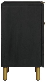 Mesa de cabeceira 50x33x60 cm derivados de madeira preto