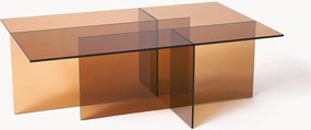 Mesa de centro em vidro Anouk, L 102 cm