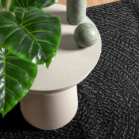 Tapete ZIZUR antracite 200x290 cm aspeto juta interior exterior