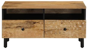 Mesa de centro 80x54x40 cm madeira de mangueira maciça