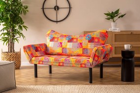 Sofá-Cama 2 Lugares Chatto – Multicolor – 150x75x70 cm