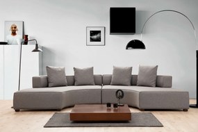 Sofá de Canto Gondol – Cinzento – 360 x 105 cm