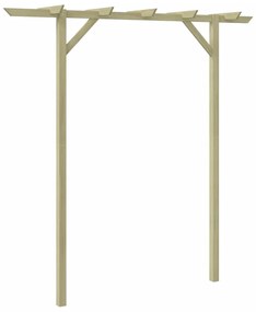 41663 vidaXL Pérgola de jardim 200x40x205 cm madeira