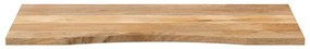 Tampo de mesa com curva 110x50x2,5 cm mangueira áspera maciça