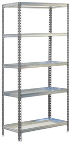 Estante Jardim SIMONGARDEN CLICK 5/400 CINZENTA/GALVANIZADAVANIZADA Jardim, Casa, Escritório, Garagem, Oficina Capacidade 180 Kg Dimensões 1800x900x40