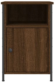 Mesas cabeceira 2pcs 40x42x60cm deriv.madeira carvalho castanho