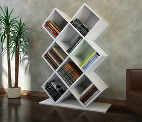 Estante Kumsal – Branco – 90x129x19,5 cm