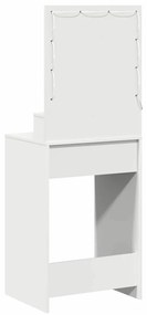 Mesa de Maquiagem vidaXL com Luzes LED Brancas 50x41x135 cm