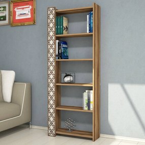Estante City – Nogueira – 64,6 cm x 170 cm x 24,2 cm