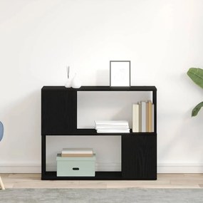 vidaXL Conjunto de móvel de TV Carvalho Preto 80 x 24 x 63 cm