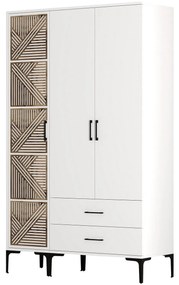 Roupeiro Kumsal PT – Branco – 120x47,5x201,4 cm