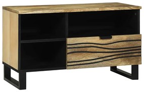 Armário de armazenamento de mídia Castanho 80 x 33.5 x 46 cm