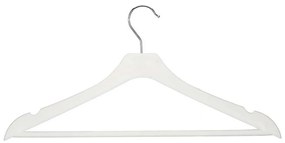 Conjunto de Cabides 3 Peças Branco Plástico (44 X 21 X 1,3 cm)