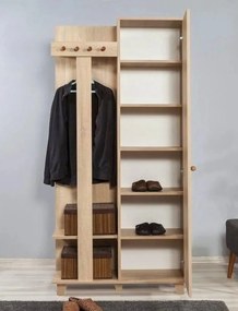 Hall Stand Garmanto – Carvalho Sonoma – 90x192x36 cm