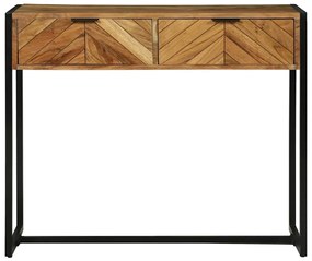 Mesa Console 90x35x75 cm Madeira Maciça Acácia