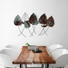 Acessório Decorativo de Parede Casting Leaf – Multicolor – 67 x 112 cm
