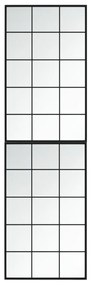 Espelhos de parede 2 pcs 100x60 cm metal preto