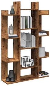Armário livros madeira antiga 86x25,5x140 cm madeira trabalhada
