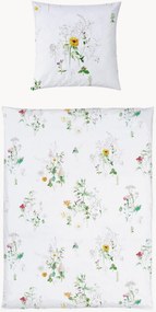 Conjunto de roupa de cama em cetim de algodão Nature Stripe