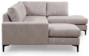 Sofá de Canto Porto Corner – Bege – 155 cm x 314 cm x 200 cm