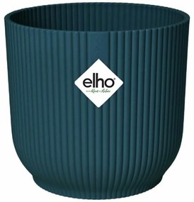 Vaso Elho ø 22 cm Redonda Azul Escuro Plástico