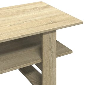 Mesa de centro 102x55x42 cm madeira processada carvalho sonoma