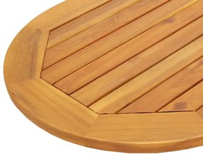 Tampo de Mesa 100x50x2.2 cm Oval de Madeira Maciça de Acácia