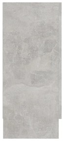 Aparador 120x30,5x70 cm derivados de madeira cinzento cimento