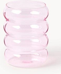 Copos em vidro borossilicato artesanais Bubbly, conjunto de 4