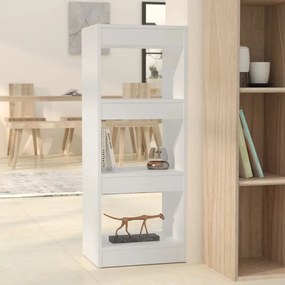 vidaXL Estante/divisória 40x30x103 cm derivados de madeira branco