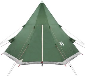 Tenda de campismo tipi para 4 pessoas impermeável verde