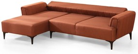 **** Sofá-Cama de Canto Hamlet – Vermelho Tijolo – 140x270 cm

**